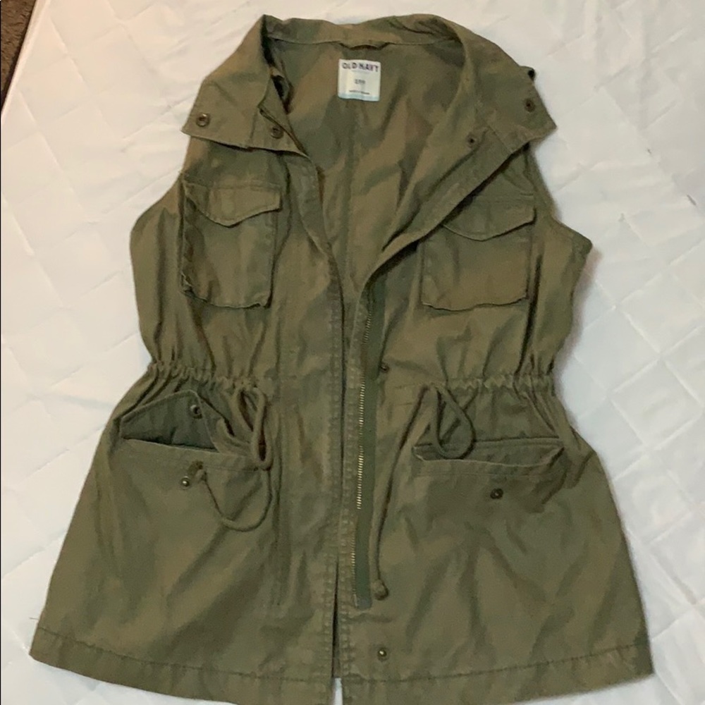 Forest green vest